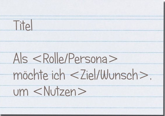 user-story-karte User Story Karte