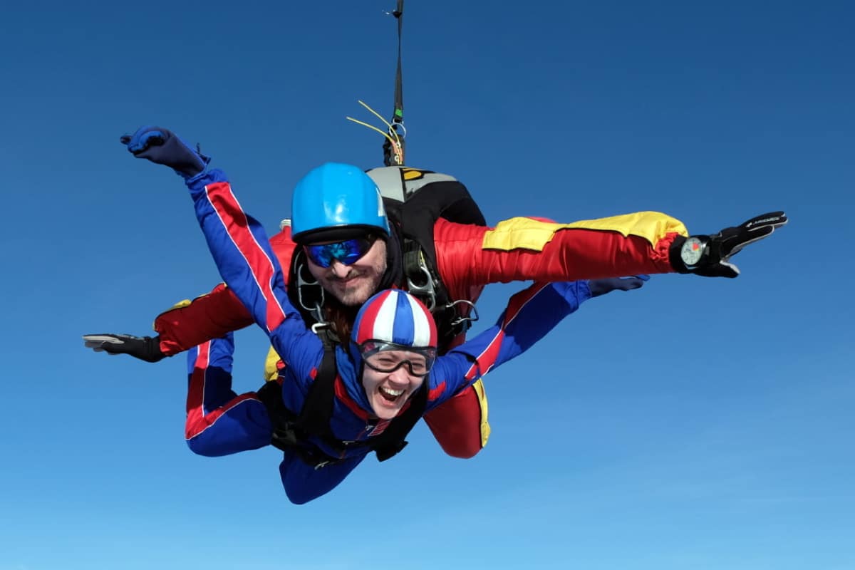 scrum-master-coaching Skydiving im Tandem