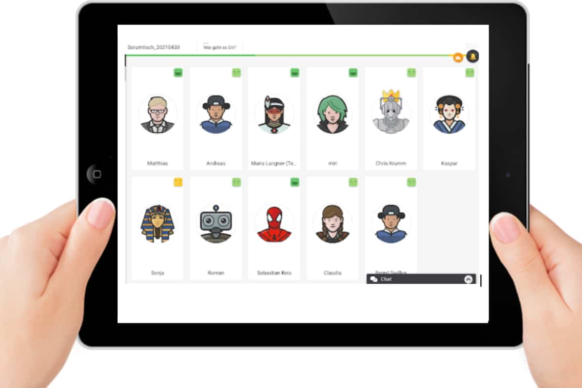 screenshot online-scrumtisch teamprove märz 2021