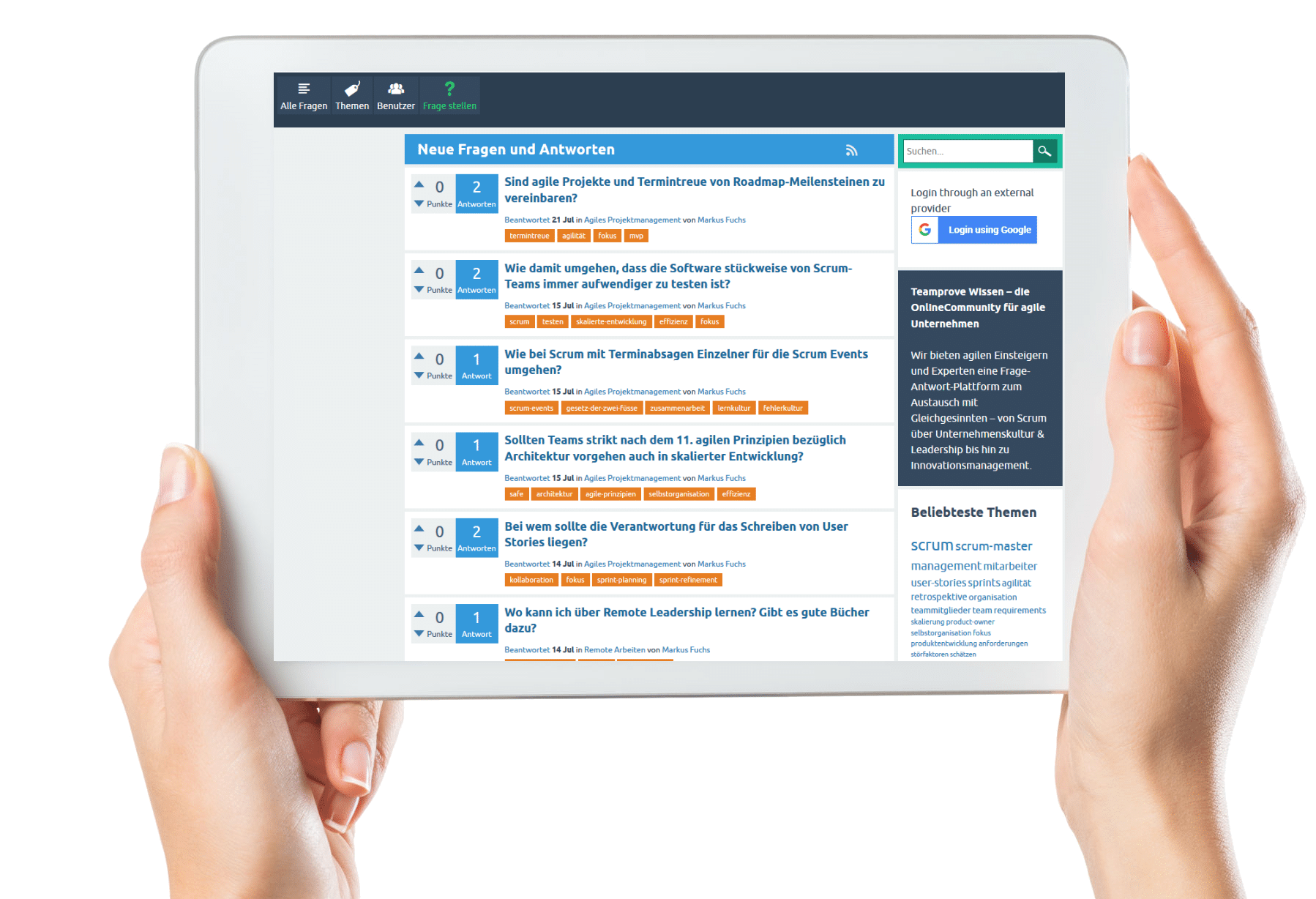 teamprove-wissen-screenshot Screenshot Teamprove Wissen
