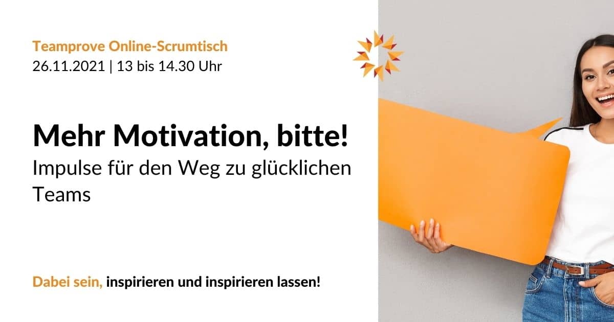 Infos zum Teamprove Scrumtisch November